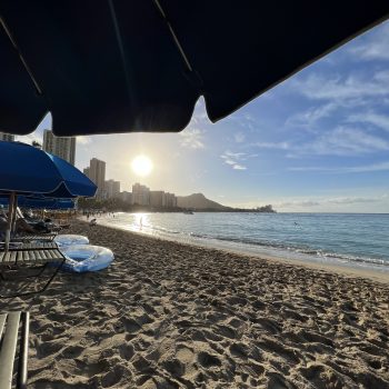 Solo travel during the holidays can be rewarding, such as visiting Waikiki Beach