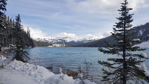 A photo of Lake Louise in Banff National Park, which Alexandra visited during her study exchange in Canada.