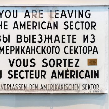 Checkpoint Charlie Sign