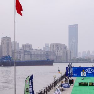 The water in Shanghai, China, where Paula went for the World Cup Finals, an athletics competition.