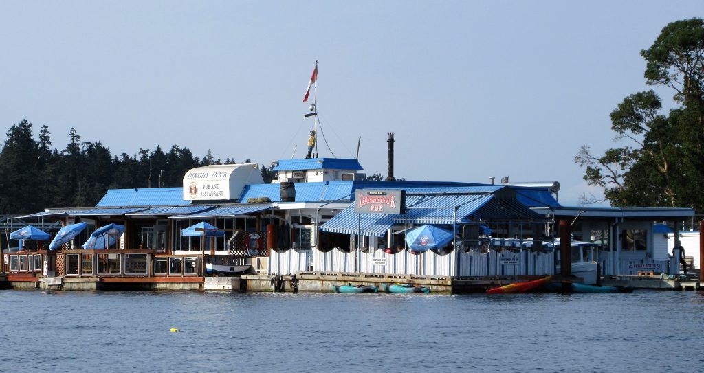 A pub on the water in Nanaimo.