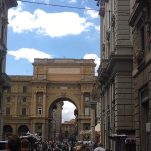 An archway in Florence