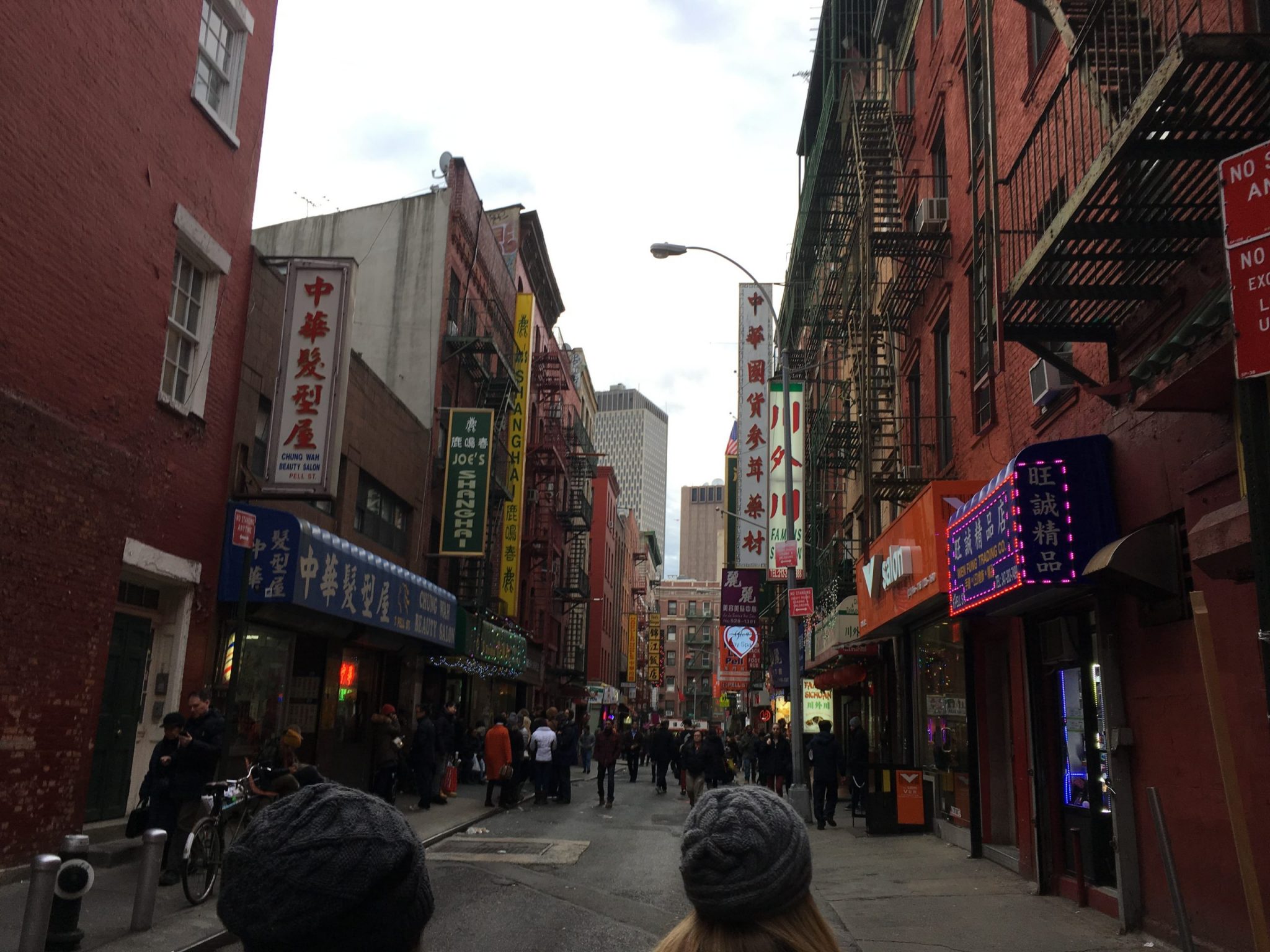 Exploring the streets of Chinatown before New Year's Eve night