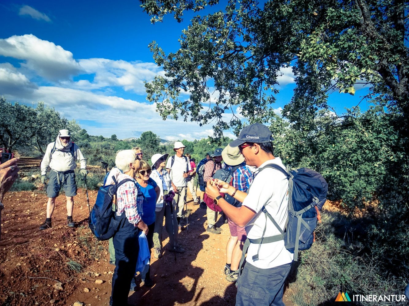 A group of hikers at Itinerantur