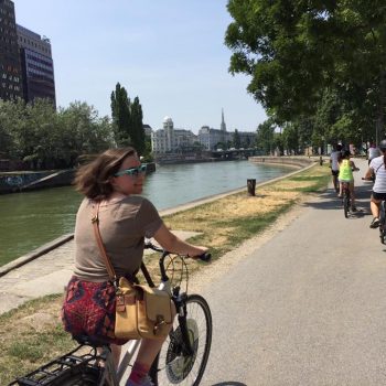 Kate Clark on Vienna Bike Ride