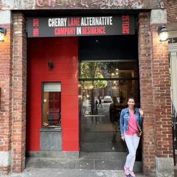 Leesa Outside Cherry Lane Theatre