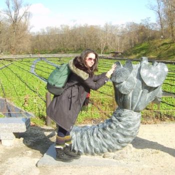 Maria and statue in Japan