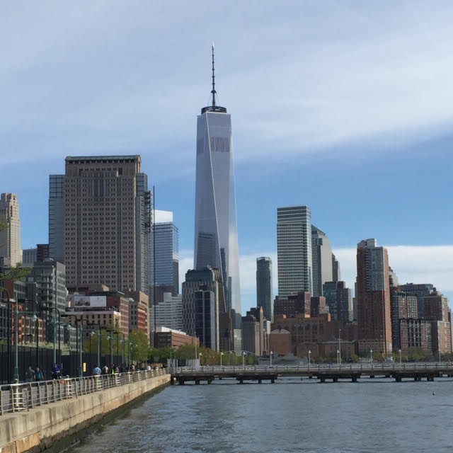 An image of New York City from a pier, provided by the Top Ten Travel writer