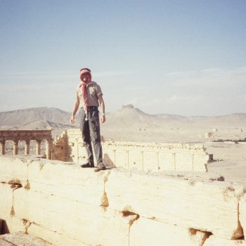 Adam Rogers at the Palmyra Ruins