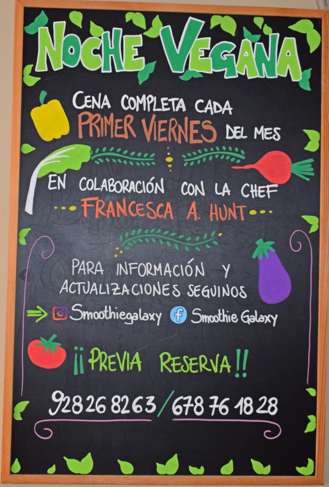 Smoothie Galaxy's monthly vegan nights are sure to please any vegan Canary Islands visitor