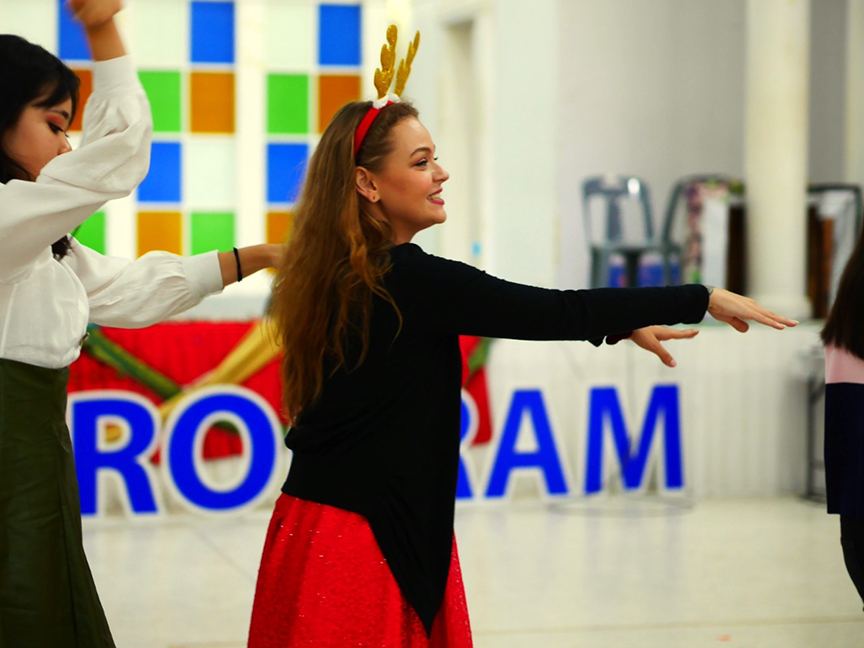 Snapshot from our Christmas celebrations at school