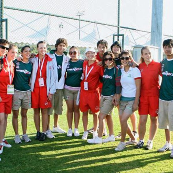 Team Poland and Mexico at the World Archery Youth Championships, an athletics competition.