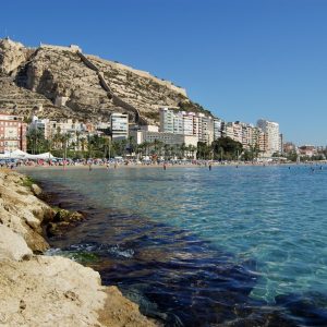 The coastline of Alicante