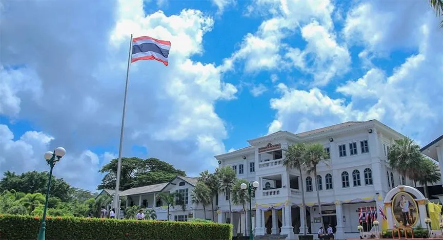 The main building of my school Phuket, Thailand