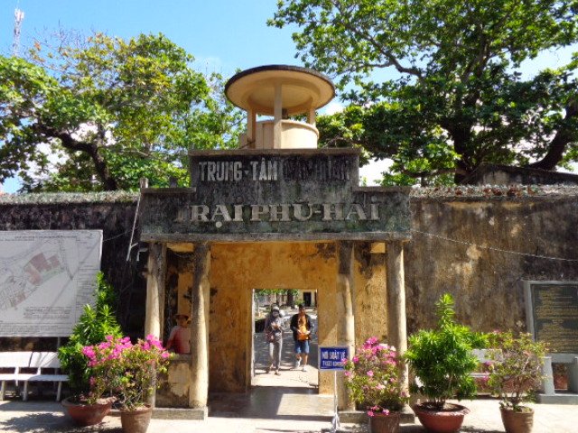 Entrance to Trai Phu Hai Prison on the Con Dao Islands.