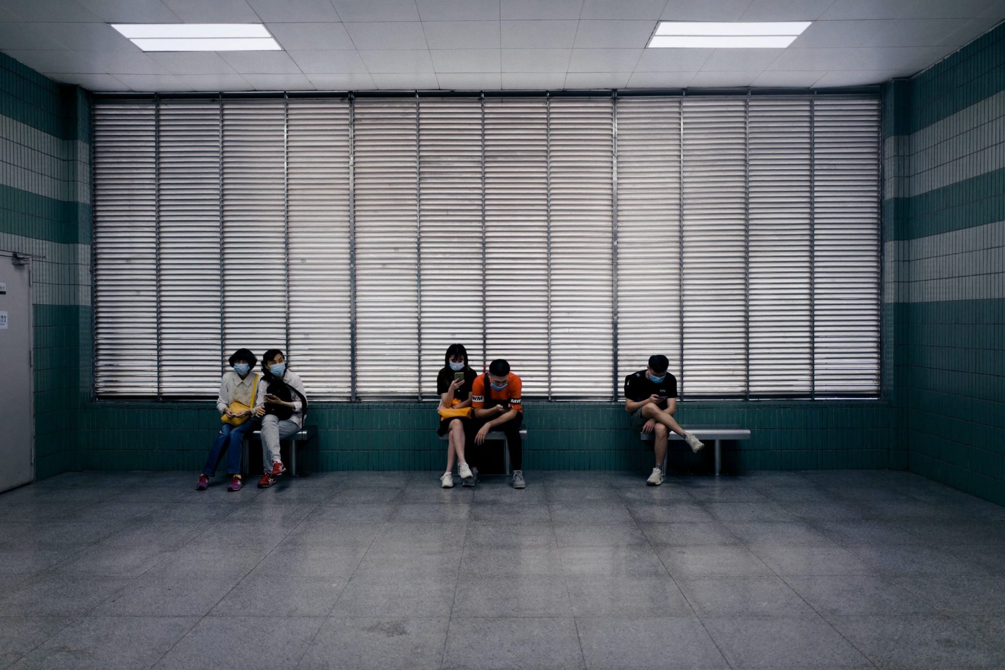 A waiting room during COVID-19
