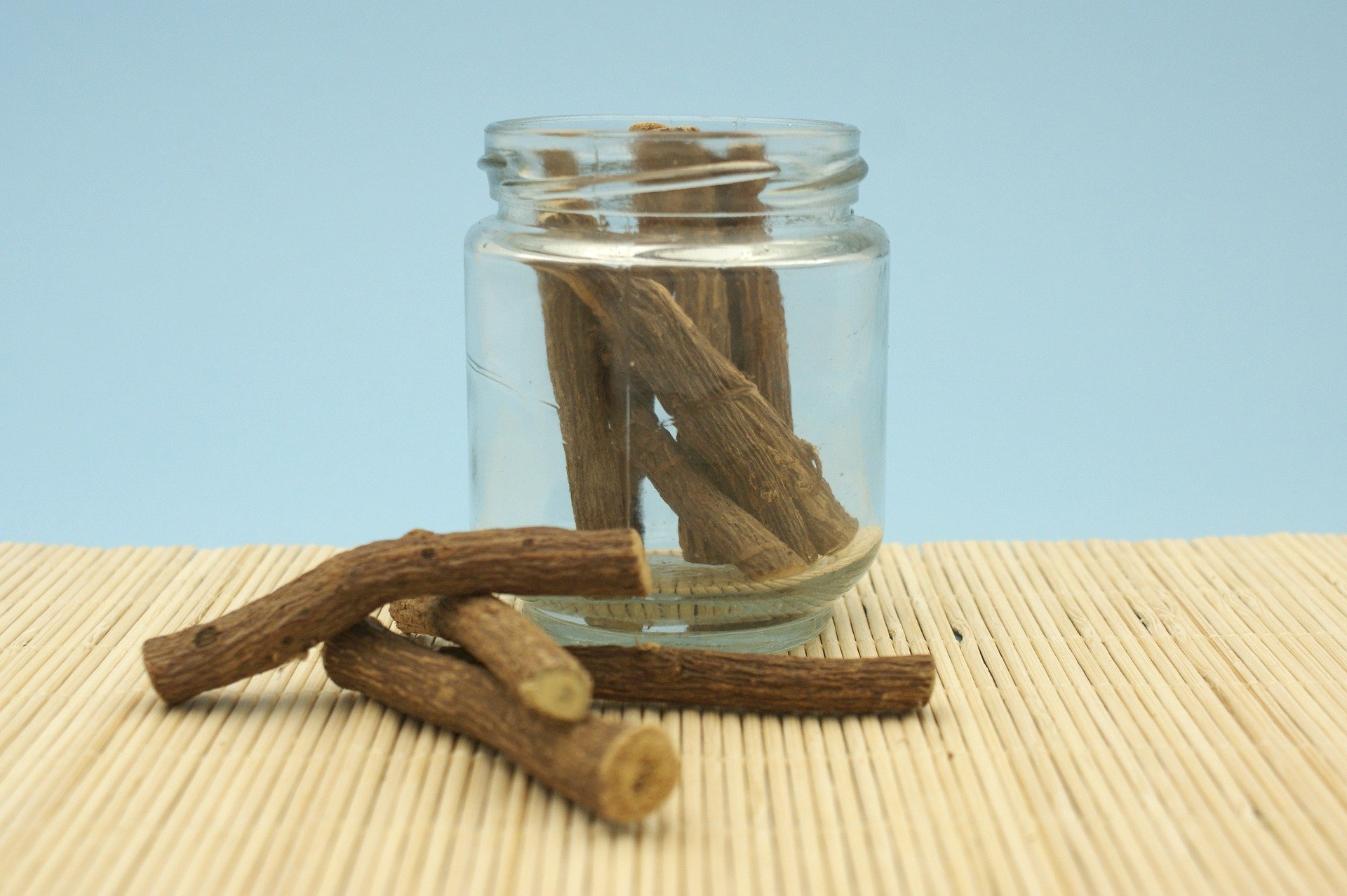 A photo of licorice root, which grows in Calabria, Italy