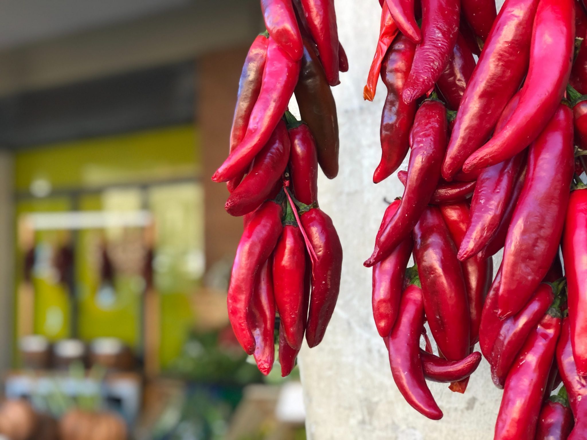 A photo of chilis from Sicily