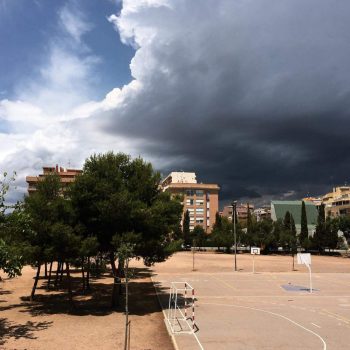 Stormy clouds in Spain.