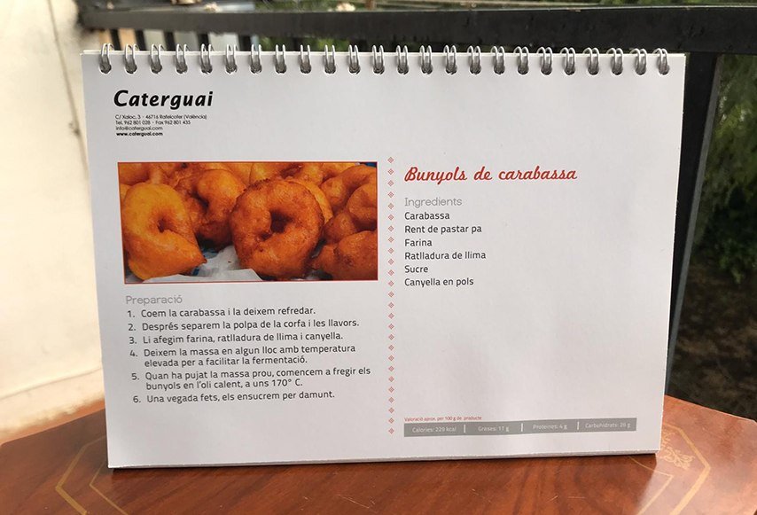 recipes for typical dishes in the region. This one is for Pumpkin Doughnuts